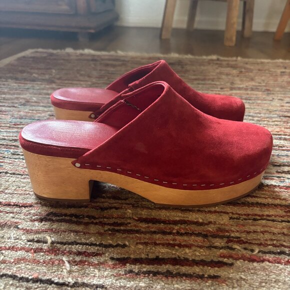 Charlotte Stone Martino Clog in Chili Size 9 - Picture 2 of 7